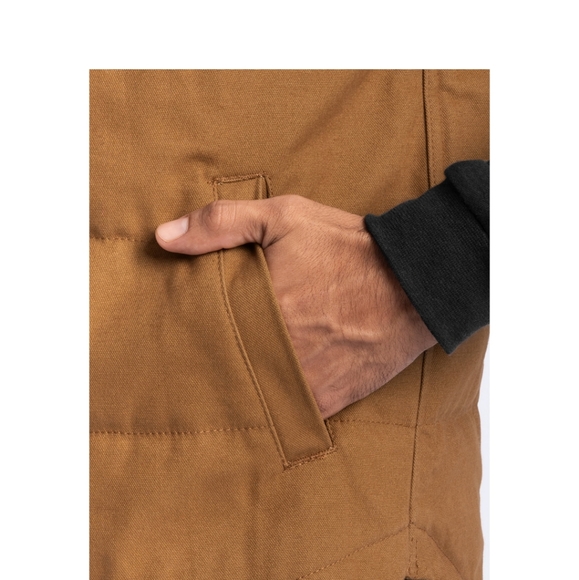 Wrangler Workwear Men's Quilted Duck Work Vest - Picture 8 of 10